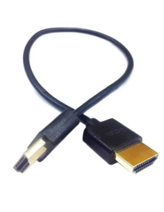 (Type A) Ultra Thin HDMI Male to (Type A) Full HDMI Male Cable Length: 18in / 45cm