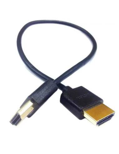 (Type A) Ultra Thin HDMI Male to (Type A) Full HDMI Male Cable Length: 18in / 45cm