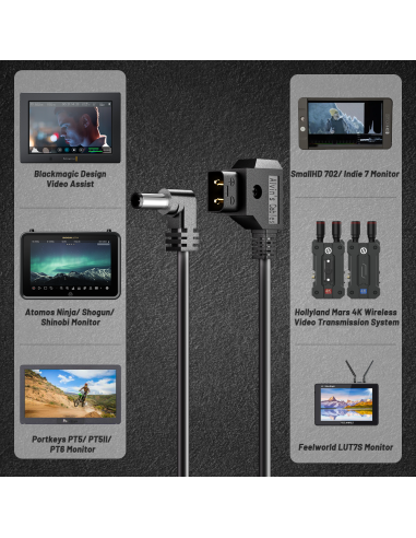 Cable Alvin's Cables D-Tap a DC Alimentación Atomos/Monitor