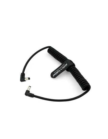 Alvin's Cables DC Power Cord 5.5 x 2.1mm Right Angle Coiled Cable