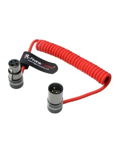 Alvin's Cables Rotatable XLR 3 Pin Male to Female Coiled Cable