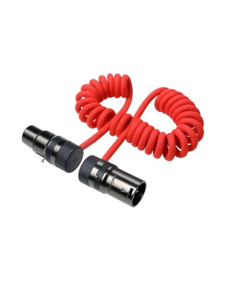 Alvin's Cables Rotatable XLR 3 Pin Male to Female Coiled Cable