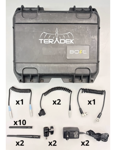Teradek Bolt Pro 2000 Wireless SDI / Dual Receiver Set — 1 Transmitter / 2 Receiver
