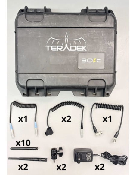 Teradek Bolt Pro 2000 Wireless SDI / Dual Receiver Set — 1 Transmitter / 2 Receiver